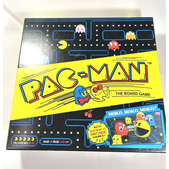 Pac-Man The Board Game Authentic Arcade Sounds Waka Waka Buffalo Games Complete - Picture 1 of 15